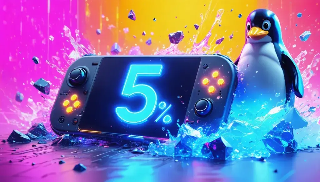 Linux Surpasses 5% Market Share on Steam in PC Gaming Milestone